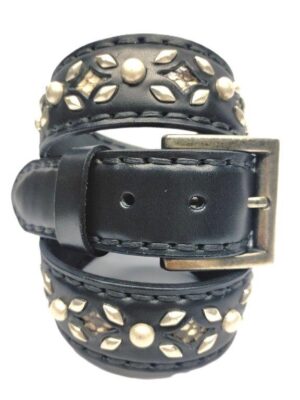 Cinturón de piel Original Belts modelo 3242 negro